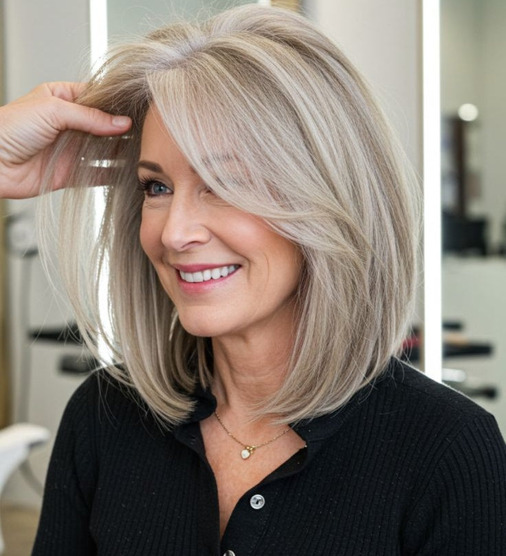 Instant Crown Volume Invisible Hair Topper – Seamless Coverage for Thinning Hair