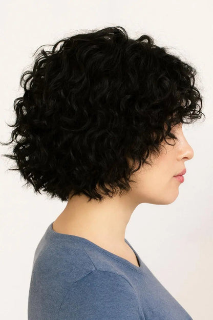 Sohaila Sarbaz--Premium Curly Mono Base Hair Toppers Human Hair for Women VIVACROWN