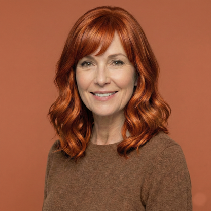 Undetectable Hair Topper with Bangs | Wavy Crown Volumizer