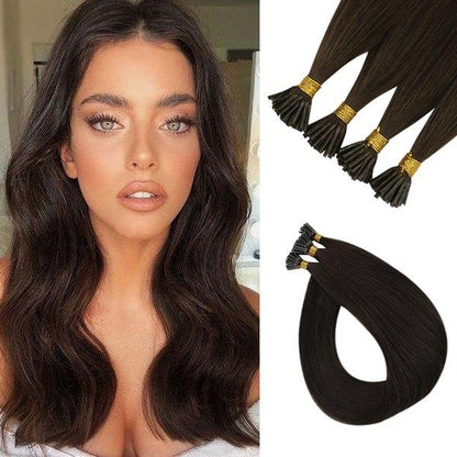 I Tip-  Human Hair I Tip Hair Extensions Blonde (#613)