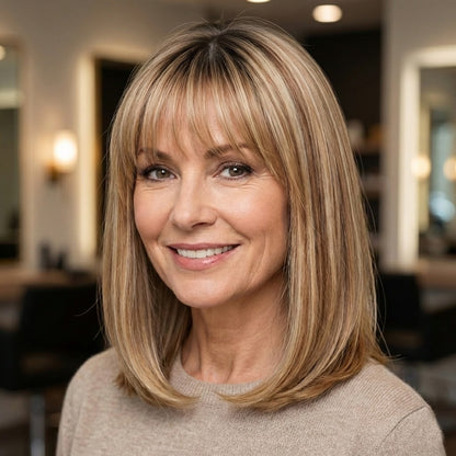 130% Density Clip-In Hair Topper for Thinning Crown-Instant Volume in Seconds.