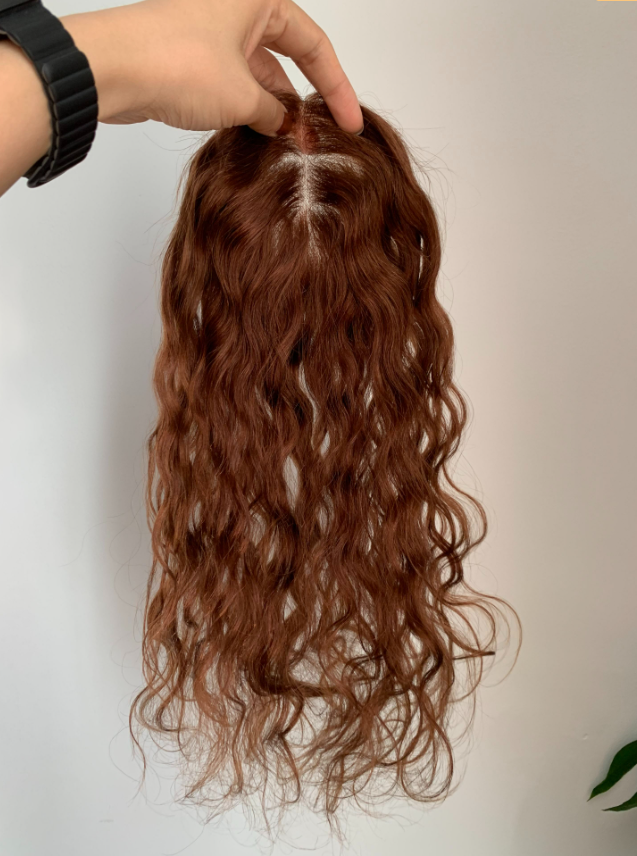 Michelle Elle Tindell Custom:10*12cmVirgin Remy Mono Base Human Hair Topper for Women  Hair Topper