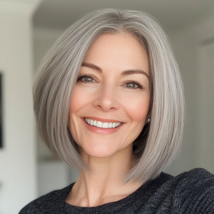 Breathable Straight Hair Topper-For Natural Coverage of Thinning Hair