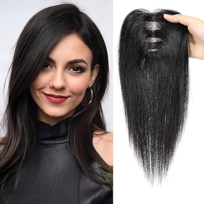2025 Hot Sale Straight Hair Topper for Women,Comfortable with good breathability