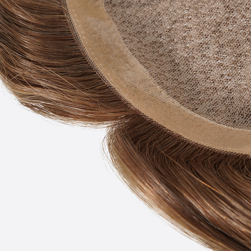 Natural Hair Topper – Seamless Crown Coverage for Thinning Hair & Instant Volume Booster