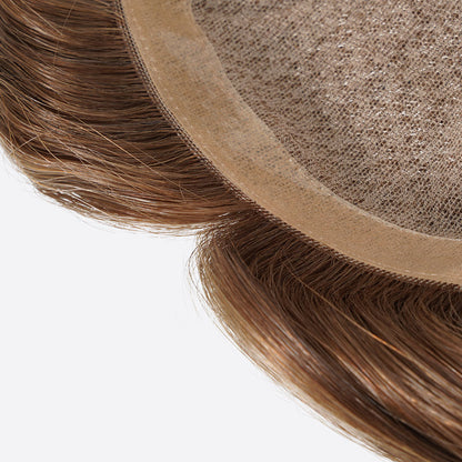 Natural Hair Topper – Seamless Crown Coverage for Thinning Hair & Instant Volume Booster