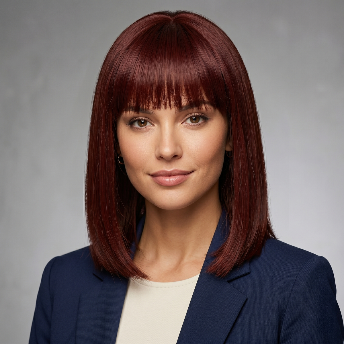4''x4.7'' Premium Virgin Human Hair Toppers with Bangs, Seamless Wiglets for Thinning Hair