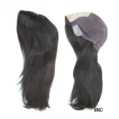 12.5 Inches Silk Top Wig Straight Women Remy Human Hair Wigs