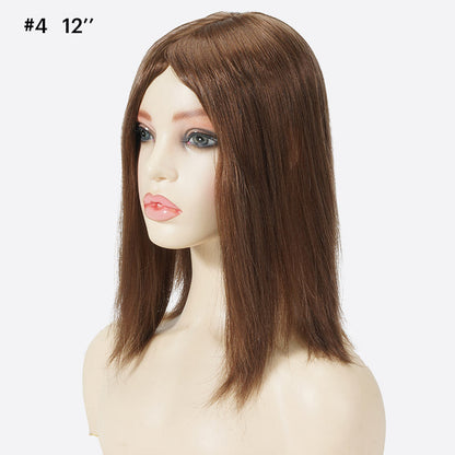 Natural Hair Topper – Seamless Crown Coverage for Thinning Hair & Instant Volume Booster