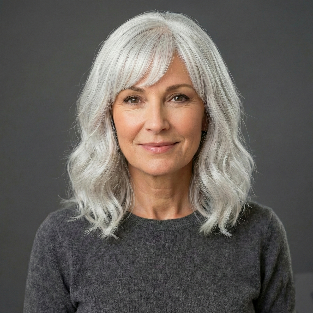 Undetectable Hair Topper with Bangs | Wavy Crown Volumizer