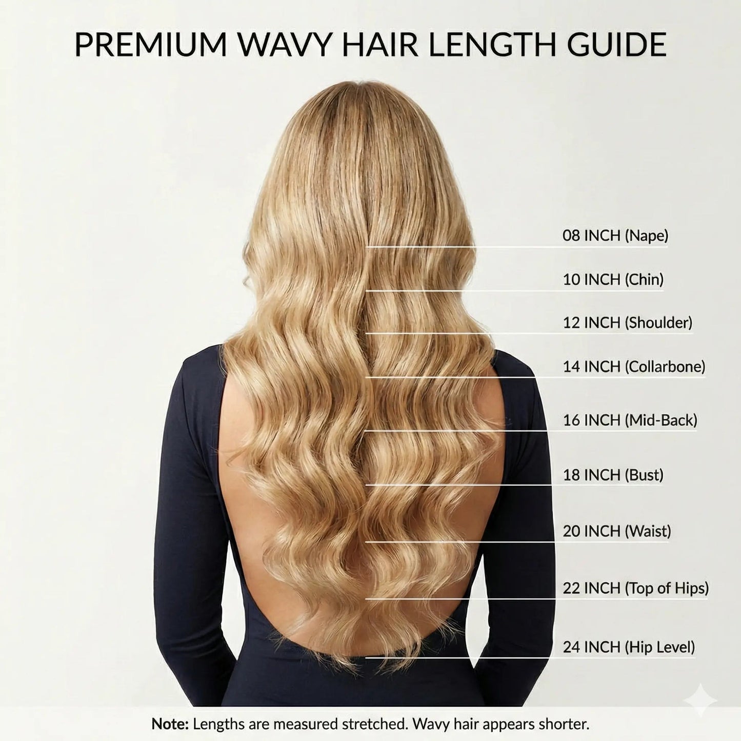 Natural Wavy Hair Topper for Crown Volume & Thinning Hair