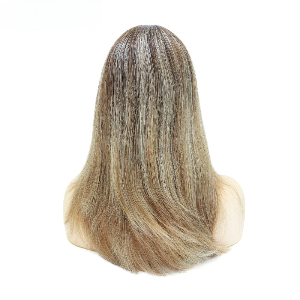 12.5 Inches Silk Top Wig Straight Women Remy Human Hair Wigs