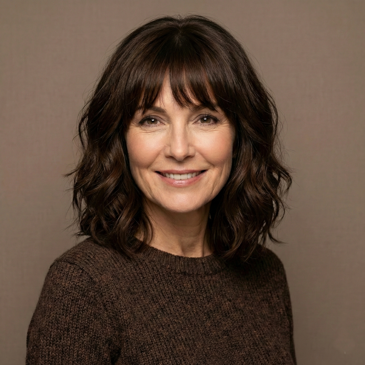 Undetectable Hair Topper with Bangs | Wavy Crown Volumizer