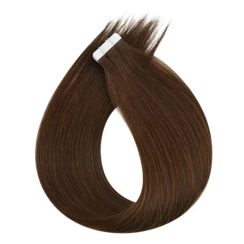 Straight Classic Tape-In Hair Extensions Color #10