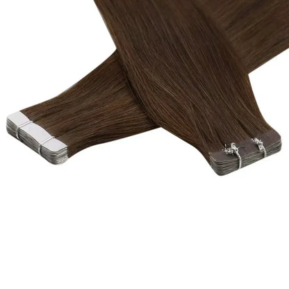 Straight Classic Tape-In Hair Extensions Color Red#2