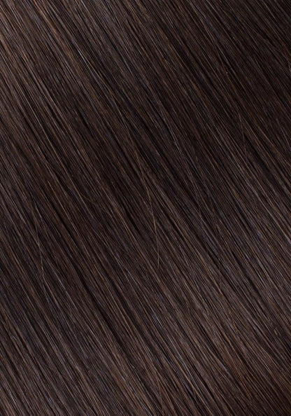 100% Human Hair Sew In Extensions Machine Weft Color #1