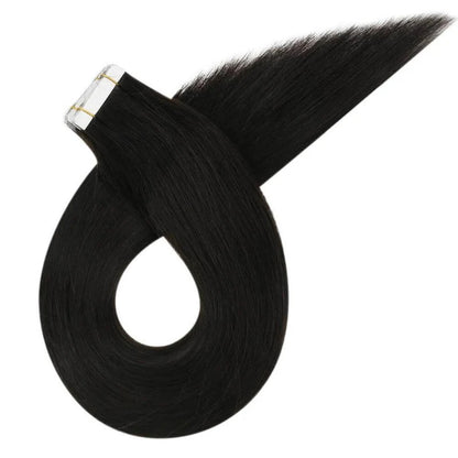 Straight Classic Tape-In Hair Extensions Color Red#4