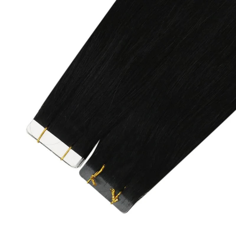 Straight Classic Tape-In Hair Extensions Color #1