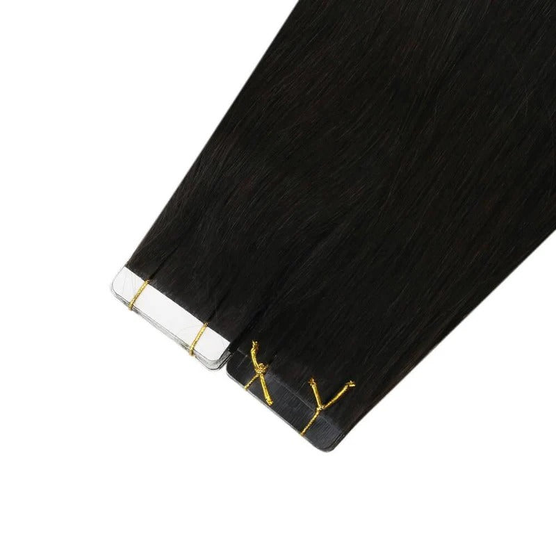 Straight Classic Tape-In Hair Extensions Color Red#4