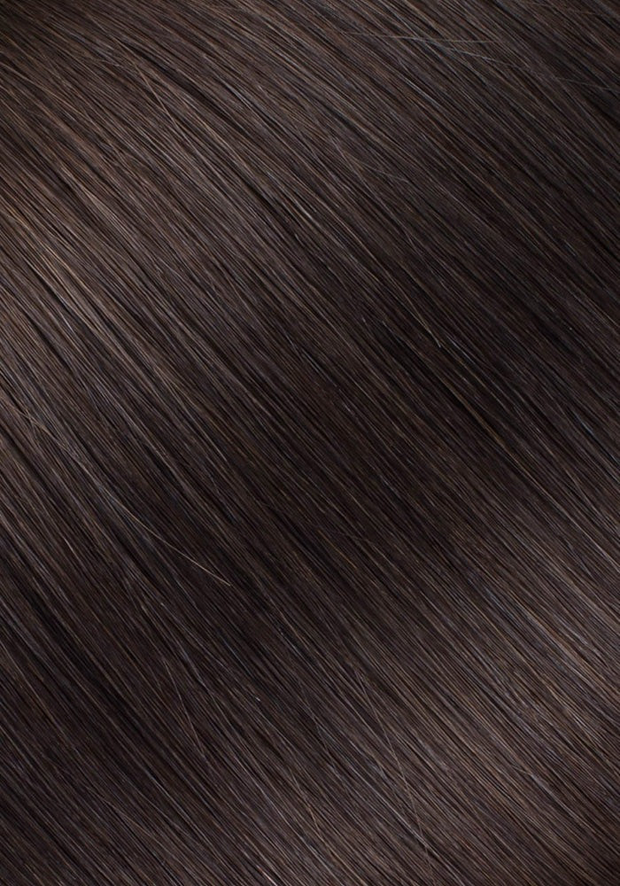 100% Human Hair Sew In Extensions Machine Weft Color #1