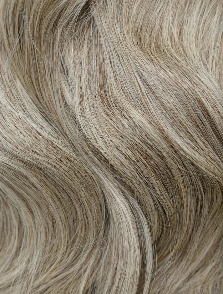 100% Human Hair Sew In Extensions Machine Weft Color #1