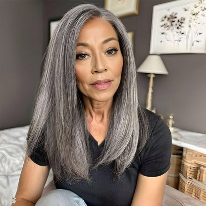 Summer Breathable Straight Hair Topper For Thinning Hair