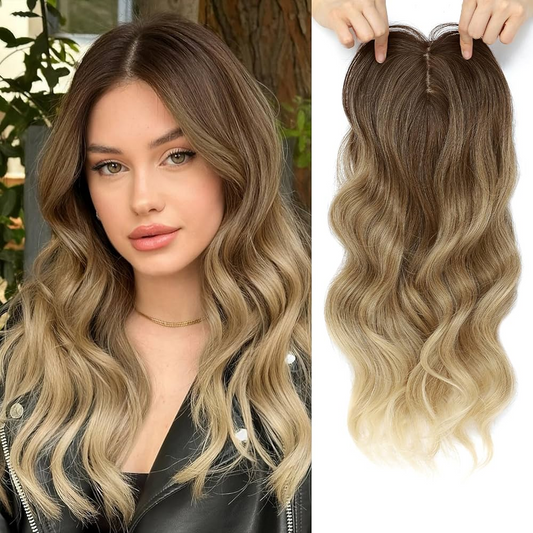 Natural Wavy Hair Topper For Women