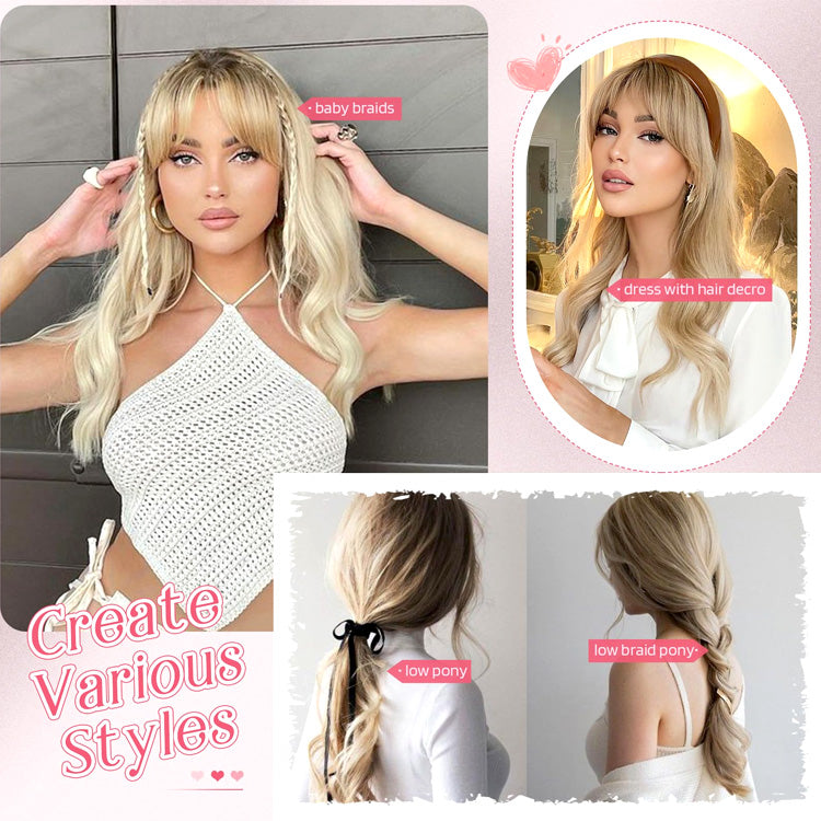 Natural Wavy Hair Topper For Women