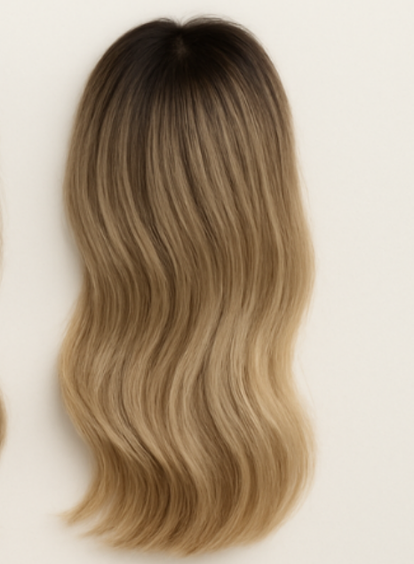 Pamela Deshefy Custom link: straight hair without bangs with roots